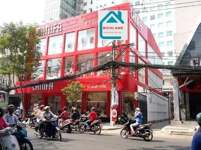 Cho thuê Nhà Góc 2 mặt tiền : 141 Hai Bà Trưng, Phường  6, Quận 3