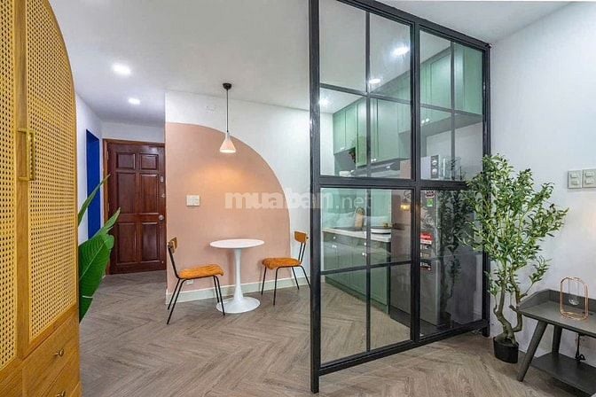 Cho Thuê Căn hộ 1PN Ban Công – Full Nội Thất Cao Cấp – Máy Giặt Riêng 