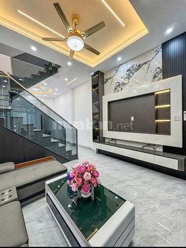 Bán nhà hẻm oto 1/ Nguyễn Gia Trí, p25, Bình Thạnh giá 1tỷ880 sổ riêng