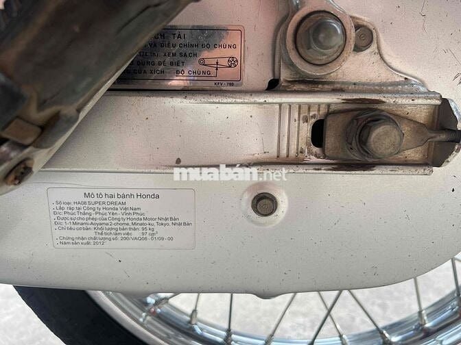 super dream 2012 đầu nồi zin