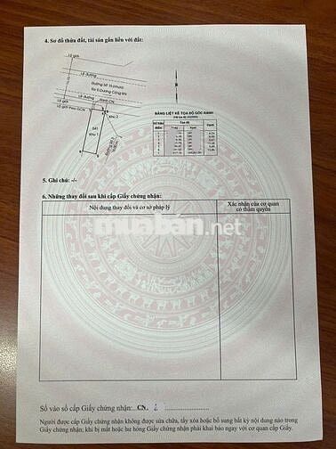 Tôi cần bán lô đất 80m2 giá 1tỷ4 đường Tân Thới Nhì 9 xã Tân Thới Nhì