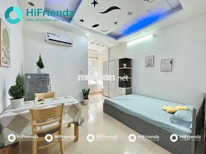 Khu Bảy hiền- Studio Ban công- Full Nội Thất - 30m2 - Nguyền Hồng Đào