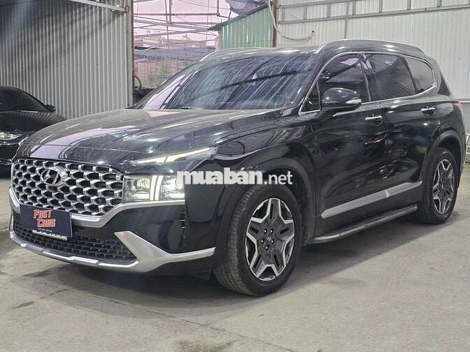Hyundai Santafe 2021 Premium 2.2D,màu đen,65.000km