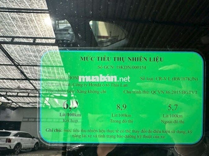 Honda CRV 2019 bản L,1.5L Turbo,màu bạc,67.000 km