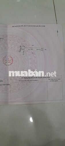 Chính chủ cần bán nhanh lô đất 185m2 ngay chợ Tân Hiệp - sổ hồng riêng