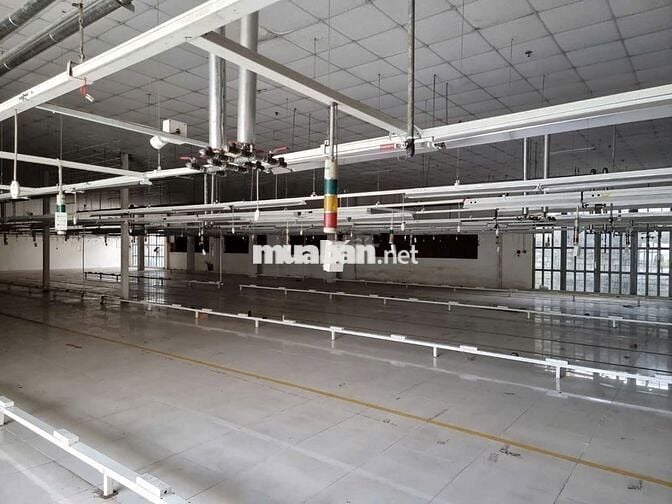 Cho thuê xưởng may 7.000m2 Quốc lộ 1A Bình Tân,nền gạch men,có máy may