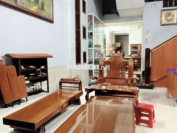 NHÀ BÁN GẦN CHỢ BÀ ĐIỂM HÓC MÔN 5X20 4 TẦNG ĐƯỜNG 10m