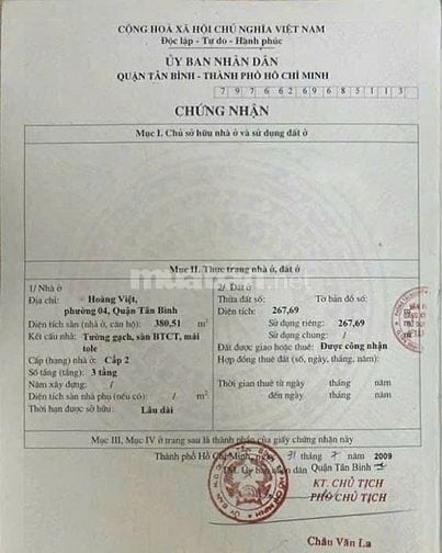 Bán nhà nằm trên trục Hoàng Việt, Tân Bình, 167m2, 3 tầng, giá tốt