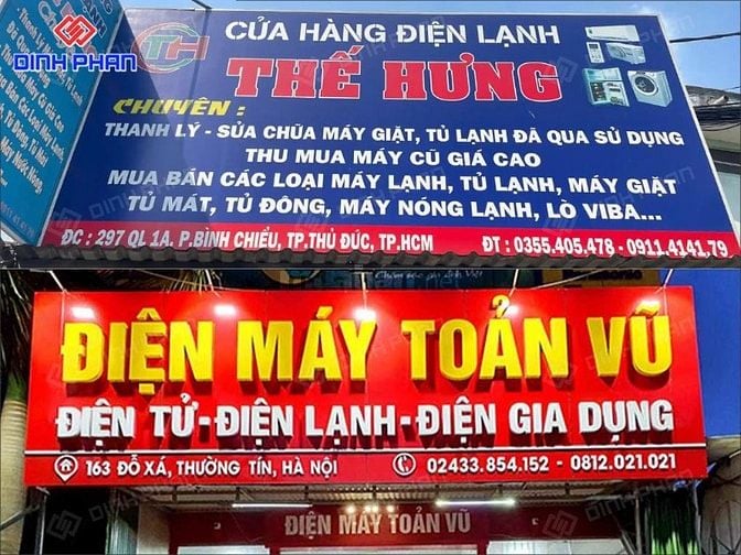 Mẫu bảng hiệu đẹp và ý tưởng sáng tạo cho 20 ngành nghề