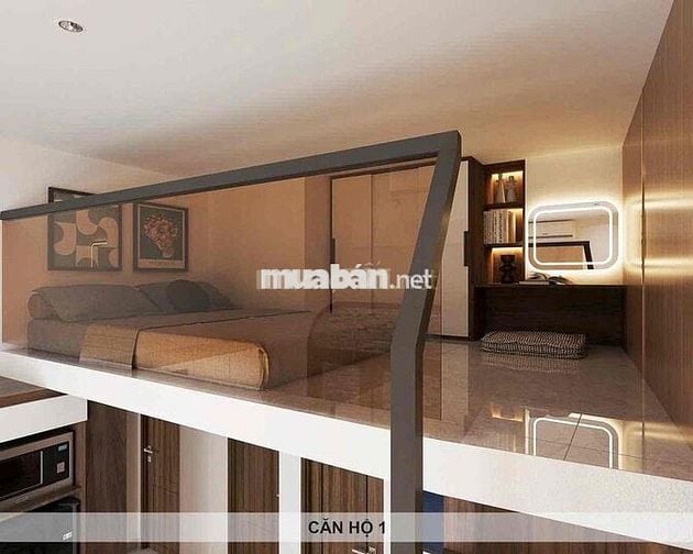 CĂN HỘ CÓ GÁC SÂN VƯỜN THOÁNG 40m2 NỘI THẤT GỖ SIÊU XINH - Phú Nhuận