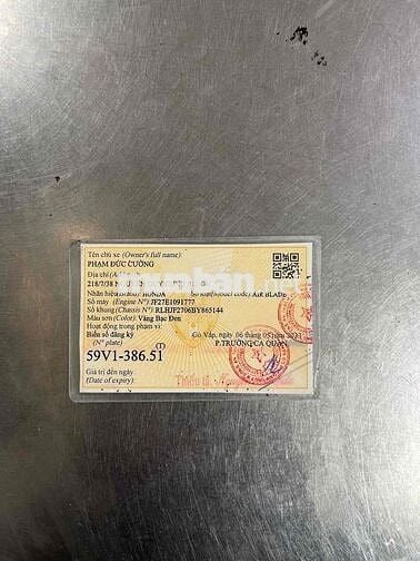 AB 2012 9 CHỦ TP CÓ HỖ TRỢ GÓP OĐ CÓ GL ĐỖI XE