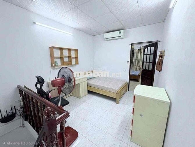 Cho thuê NC 1 trệt 1 lầu -  full nội thất - hẻm Nguyễn Thông - Quận 3