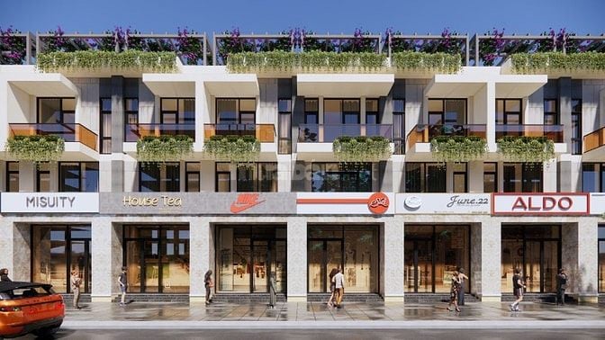 Khu nhà phố thương mại (27 căn) đường Nguyễn Văn Tiết, 1 trệt 2 lầu