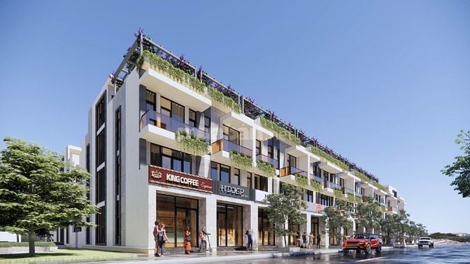 Khu nhà phố thương mại (27 căn) đường Nguyễn Văn Tiết, 1 trệt 2 lầu