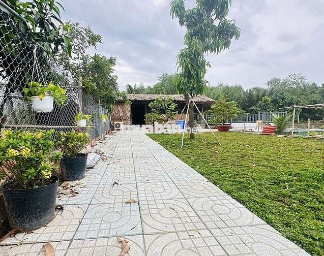 BÁN NHÀ VƯỜN 1.200M2– LÔ NHÌ– PHƯỚC LẠI, LONG AN- GIÁ NHỈNH 4 TỶ