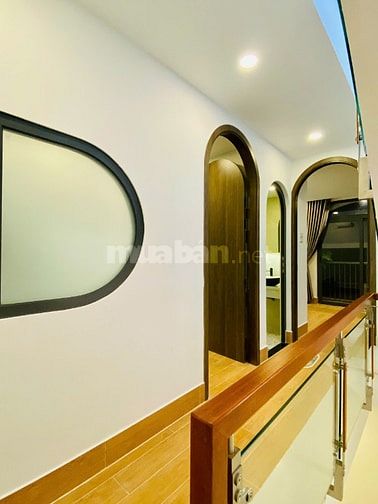 Nhà 5,2 x 8 đúc 1 trệt 1 lững 2 lầu hẻm 5m Dương Quảng hàm p6 gòvấp 