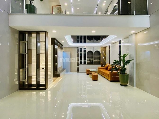 Nhà 5,2 x 8 đúc 1 trệt 1 lững 2 lầu hẻm 5m Dương Quảng hàm p6 gòvấp 