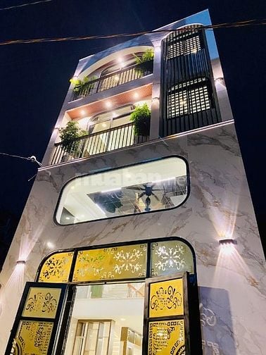 Nhà 5,2 x 8 đúc 1 trệt 1 lững 2 lầu hẻm 5m Dương Quảng hàm p6 gòvấp 