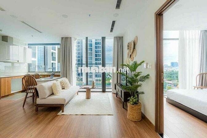 Em cần cho thuê nhanh CH Eco Green 2PN full NT view đẹp giá 13.5 triêu