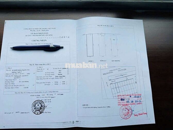 Bán Nhà 565/89, Nguyễn Trãi, hẻm ô tô,  đối diện Đại Thế Giới quận 5