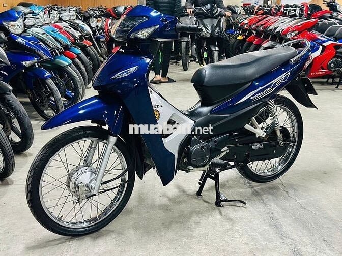 XE MÁYTHANH TÙNG_WAVE A 110 XANH TÍM ĐỘ ĐÈN