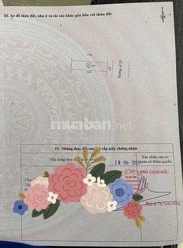 Bán gấp lô đất đg nhựa 14m - KDC sát cầu lớn Hóc Môn 