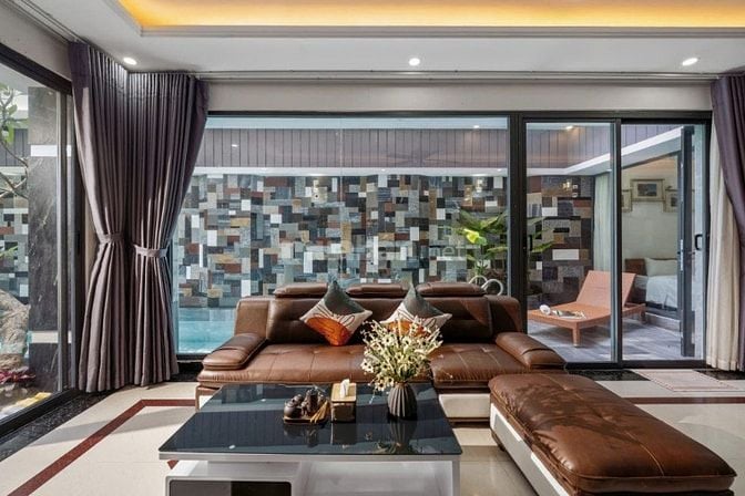 Cho thuê villa 4PN có hồ bơi full nội thất sang có cả phòng 2 giường