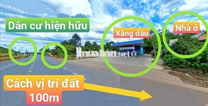 BÁN GẤP LÔ ĐẤT NGAY CHỢ MINH LẬP MẶT TIỀN 20M ĐƯỜNG NHỰA