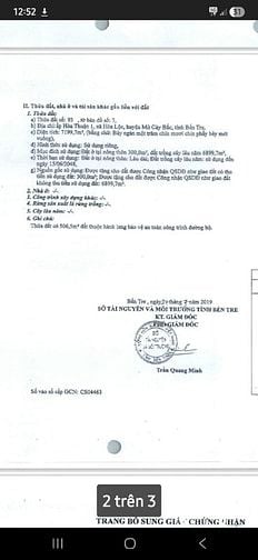 Bán đất Mỏ Cày Bắc - Bến Tre. Vị trí đẹp