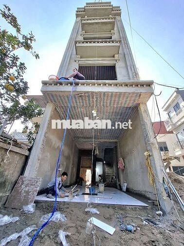 NHÀ BÁT KHỐI 5 TẦNG THANG MÁY NGÕ THÔNG ÔTÔ 7 CHỖ VÀO NHÀ GẦN CẦU