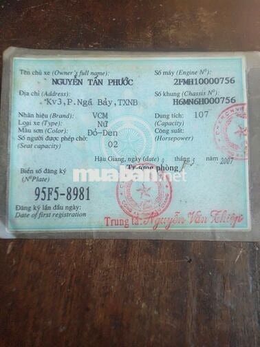 Honda Wave 2007 Đỏ-Đen