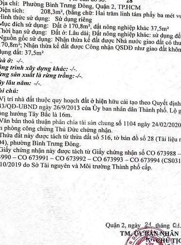 BÁN 208m đất giá 11.5 tỷ gần chợ Tân lập và Nguyễn duy trinh