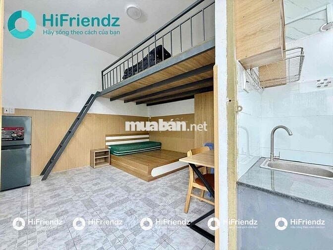 Căn Hộ Duplex Tách Bếp - 30m2 - Ban Công - Full Nội thất- Tân Bình