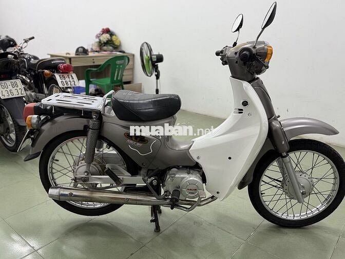 Xe máy Super Cup Halim 50cc Xám Trắng