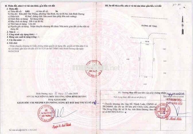 Đất sổ hồng riêng khu dân cư DT 65,4m2 tc 100% gần chợ đêm Biconsi