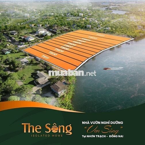 Bán đất view Sông lớn cực đẹp Phú đông Nhơn Trạch