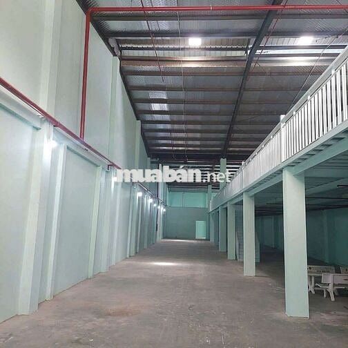 Cần cho thuê kho xưởng DT 12*65 gác lửng 6*45 . tổng DT 1000m