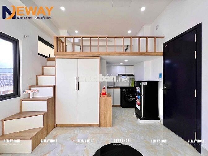 Duplex cửa sổ trời siêu mát, máy giặt riêng, full NT ngay Đầm Sen