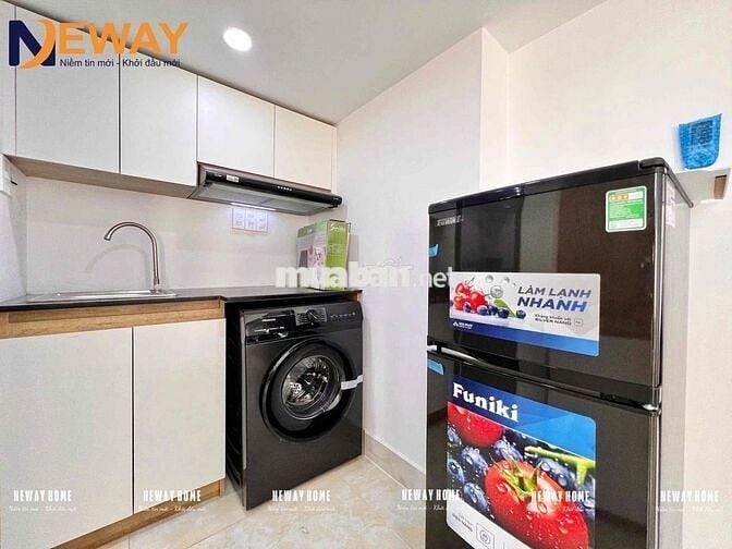 Duplex cửa sổ trời siêu mát, máy giặt riêng, full NT ngay Đầm Sen