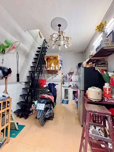 Bán Nhà trệt lửng lầu giá rẻ Đường 14B, Bình Tân, sổ riêng, gần chợ