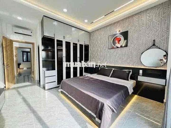 Nhà đẹp mới xây Thạnh Xuân 25 1 trệt 2 lầu giá rẻ