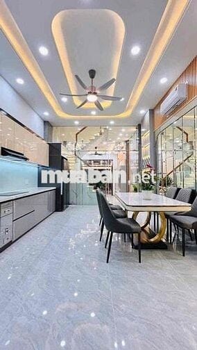 Nhà đẹp mới xây Thạnh Xuân 25 1 trệt 2 lầu giá rẻ