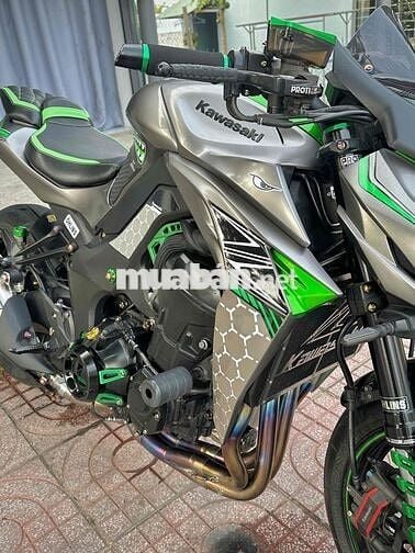 Kawasaki Z1000 Đen Xanh lá 2016 bao zin chính chủ