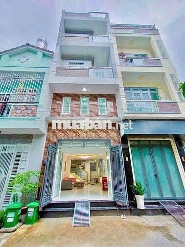 MT Bùi Tư Toàn, 4x14, full nội thất sịn, siêu đẹp, hẻm6m, 8PN, giá TL