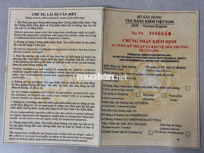 Hyundai Starex 2015 9c mẫu mới 2016