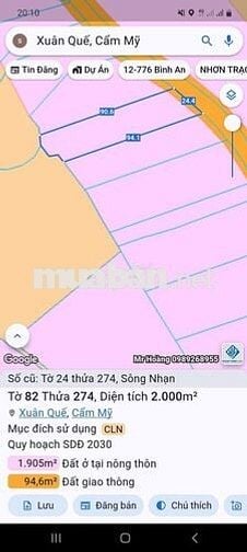 Cần bán đất sổ sẵn gần Sân Bay Long Thành giá 2,8tr/m2