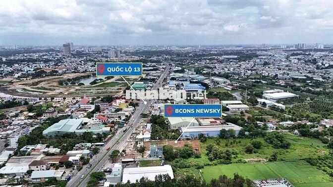 CĐT mở bán Bcons NewSky mặt tiền QL13, thanh toán nhẹ chỉ 5%