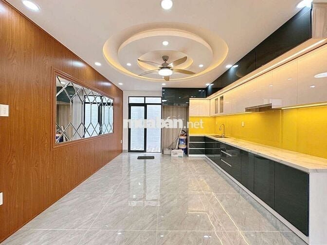 Nhà 1 trệt 3 lầu sân thượng mới 100% đường số 1 KDC vĩnh lộc BHH B