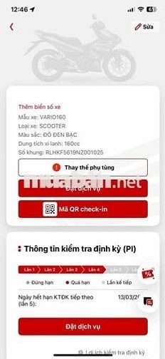 Vario 160 ABS đi đc 4k