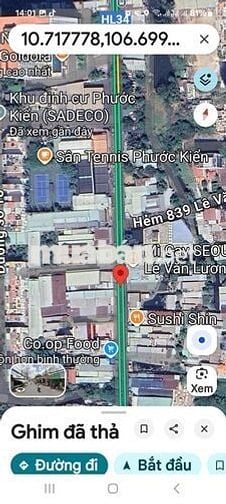 Mặt tiền L.V.Lương P.Kiển 6,8m cách cổng sadeco pk 80m